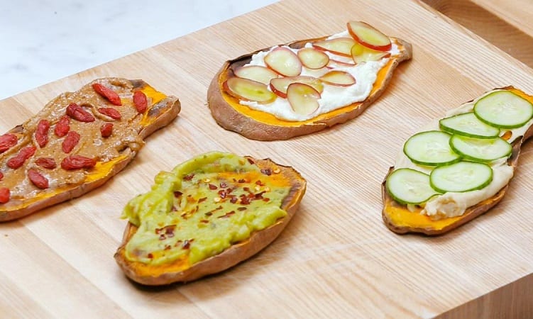 #4 Sweet Potato Toast and Toppings
